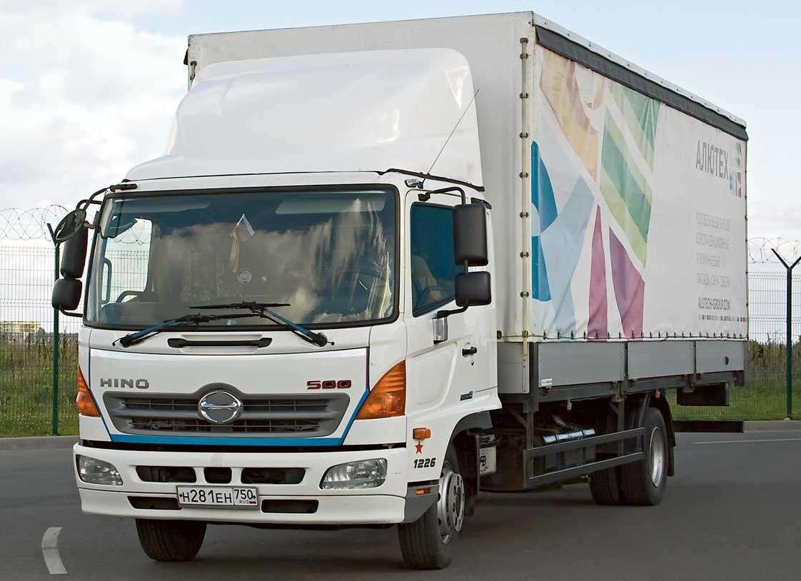 Правильная загрузка автомобиля, распределение груза Hino