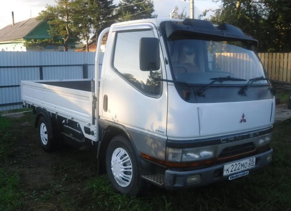 Запаска (как достать) Fuso Canter (Фусо Кантер)