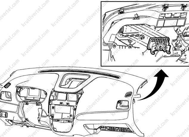 Деактивация и активация системы пассивной безопасности Chevrolet Cobalt Ravon
