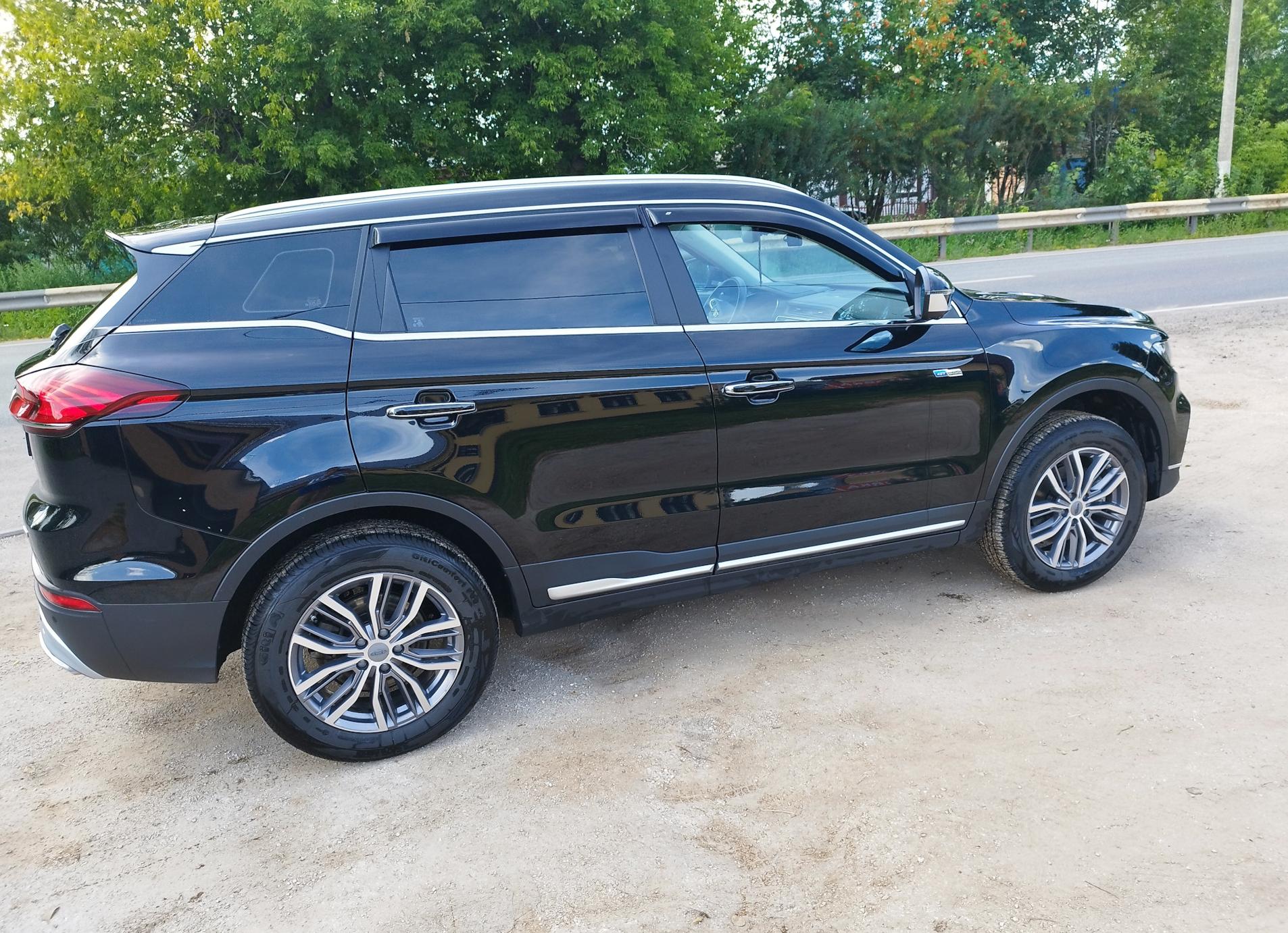 Буксировка автомобиля, установка крюка. проушины Geely Atlas Pro (Джили Атлас)