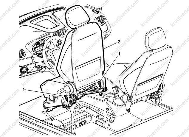Система пассивной безопасности, подушки, ремни - описание Chevrolet Cobalt Ravon