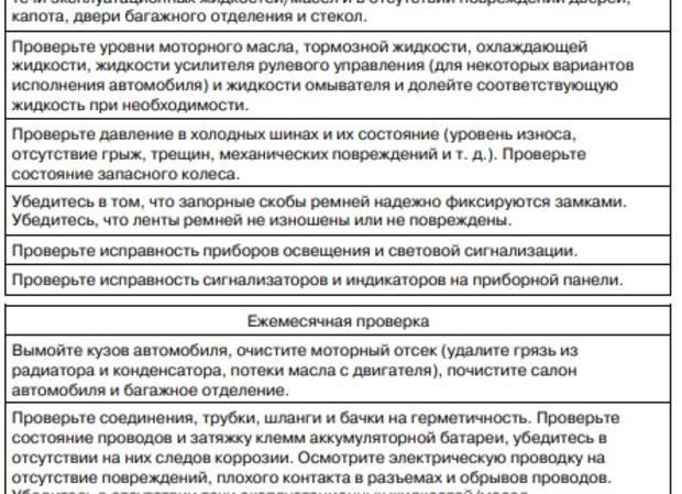 Регламент ТО Chery Arrizo 8: ТО-1, ТО-2, ТО-3, ТО-4.