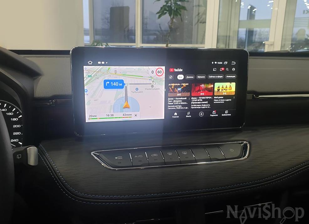Магнитола Haval Jolion: штатная, дисплей, андроид.