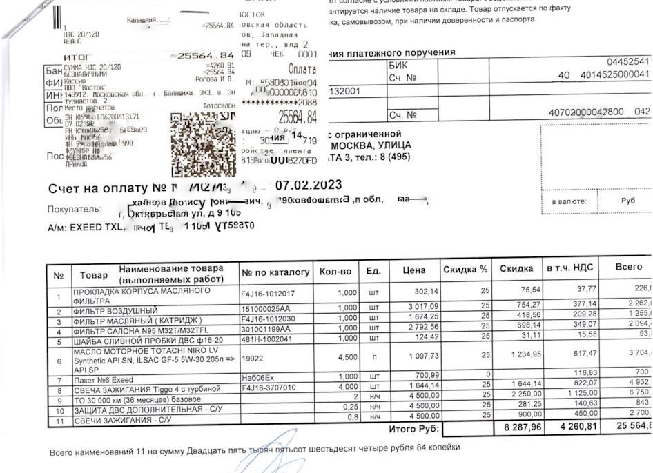 Разнообразие артикулов свечей для автомобиля EXEED ТXL