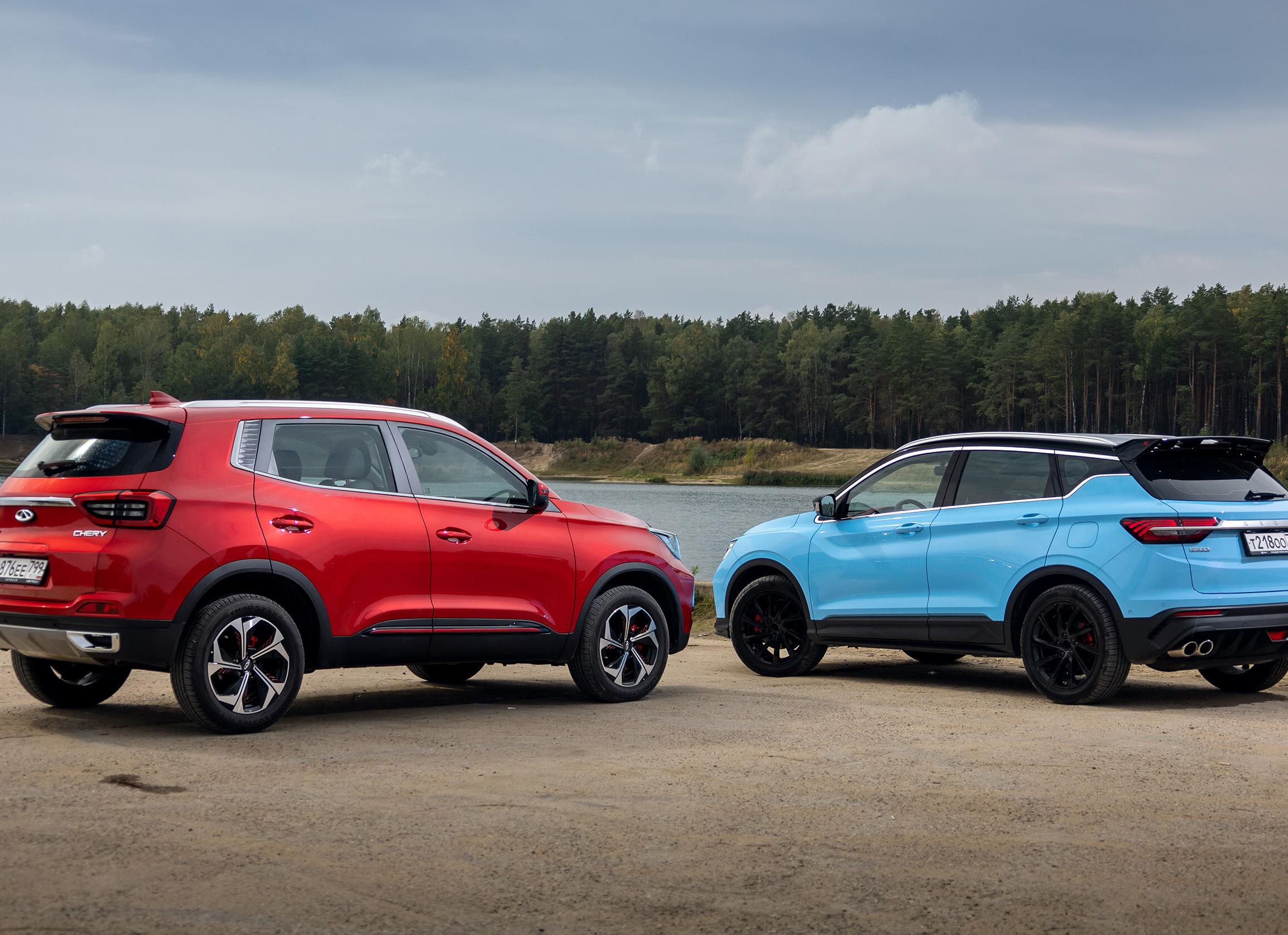 Сравнение Chery Tiggo 4 Pro: Jolion, Coolray, Tiggo 7 Pro.